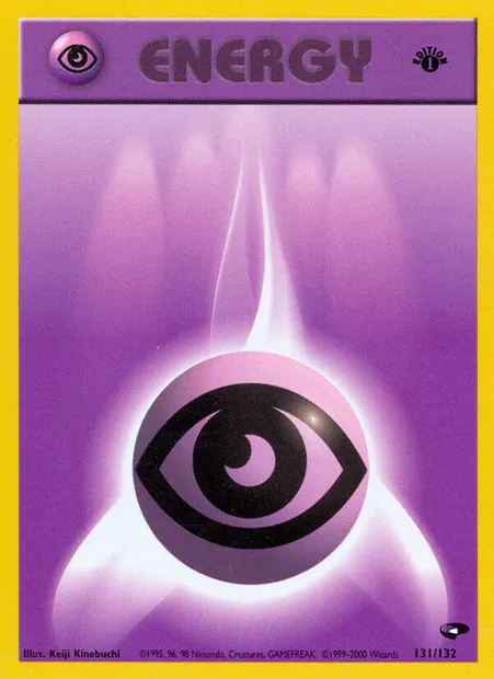 Énergie Psy, carte Pokémon GC 131 — extension Gym Challenge