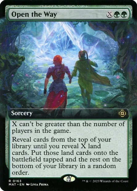 Open the Way, Magic card MAT 163 — March of the Machine: The Aftermath set