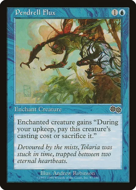 Pendrell Flux, Magic card USG 87 — Urza's Saga set