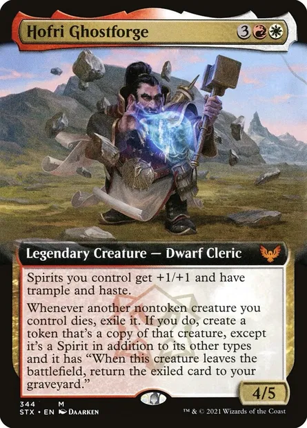 Hofri Ghostforge, Magic card STX 344 — Strixhaven: School of Mages set