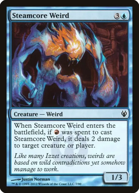 Steamcore Weird, Magic card DDJ 7 — Duel Decks: Izzet vs. Golgari set