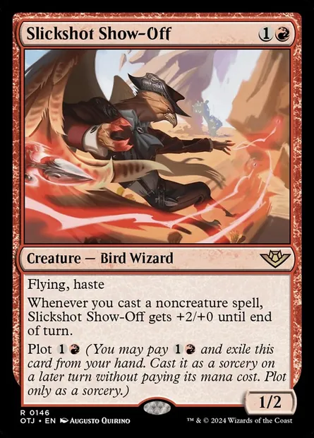 Slickshot Show-Off, Magic card OTJ 146 — Outlaws of Thunder Junction set