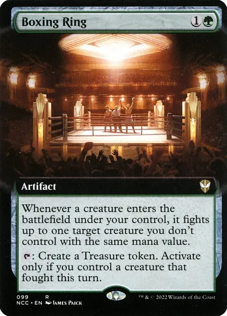 Boxing Ring, Magic card NCC 99 — New Capenna Commander set