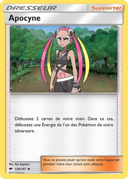 Apocyne, carte Pokémon BUS 120 — extension Ombres Ardentes