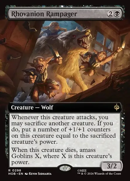 Rhovanion Rampager, Magic card HOB 298 — The Hobbit set