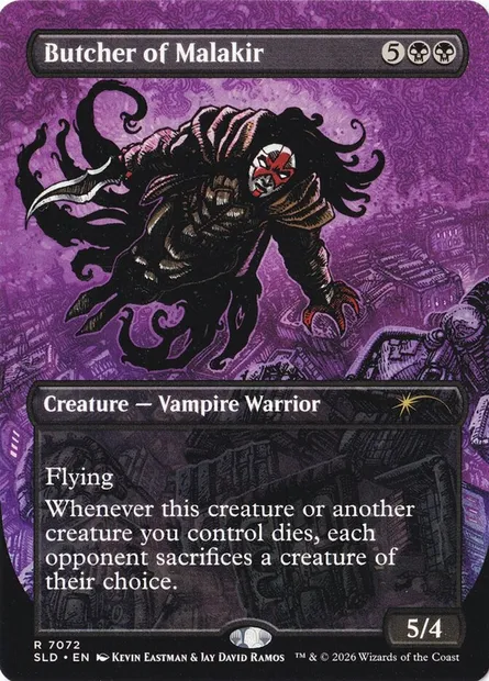 Boucher de Malakir, carte Magic SLD 7072 — extension Secret Lair Drop