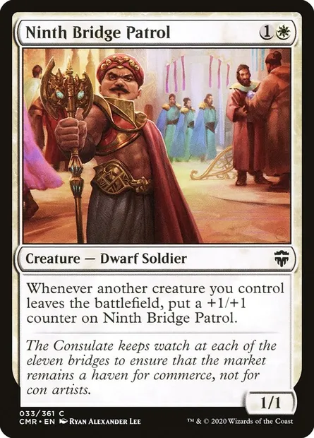 Ninth Bridge Patrol, Magic card CMR 33 — Commander Legends set
