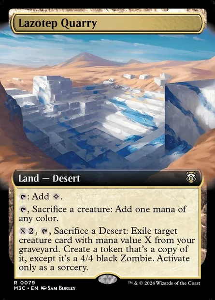Lazotep Quarry, Magic card M3C 79 — Modern Horizons 3 Commander set