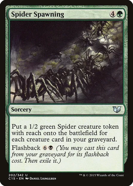 Spider Spawning, Magic card C15 202 — Commander 2015 set