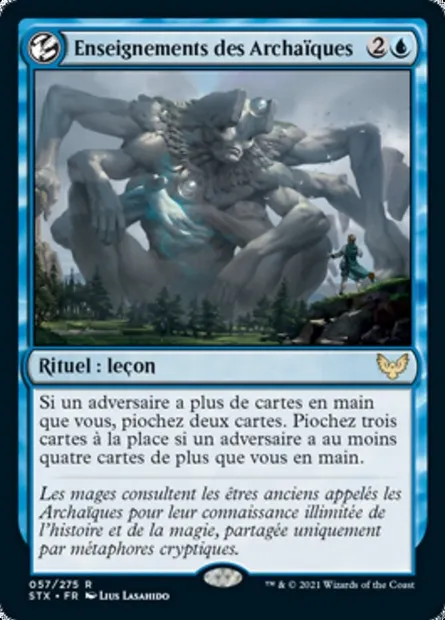 Enseignements des Archaïques, carte Magic STX 57 — extension Strixhaven: l'Académie des Mages
