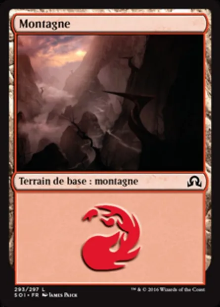 Montagne, carte Magic SOI 293 — extension Ténèbres sur Innistrad