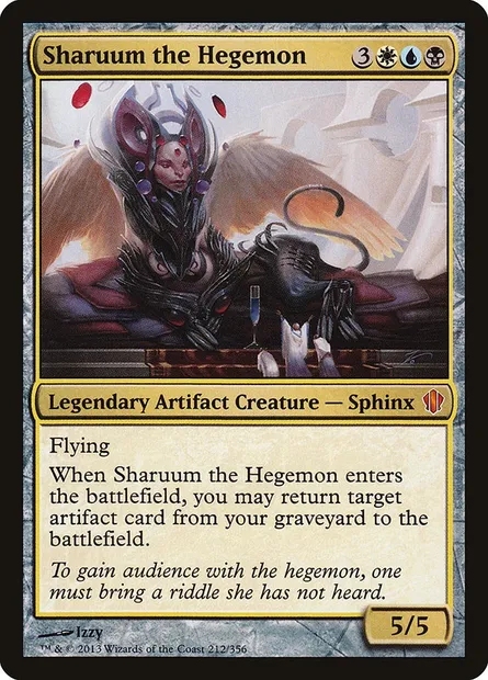 Sharuum the Hegemon, Magic card C13 212 — Commander 2013 set