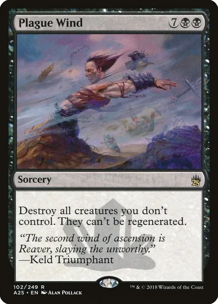 Plague Wind, Magic card A25 102 — Masters 25 set