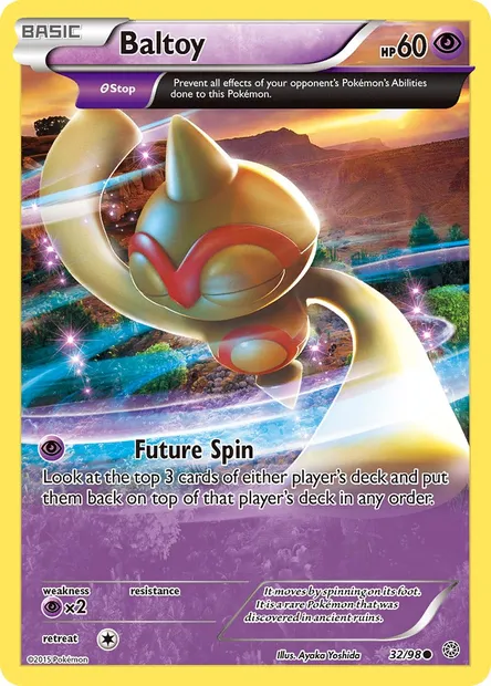 Baltoy, Pokémon card AOR 32 — Ancient Origins set