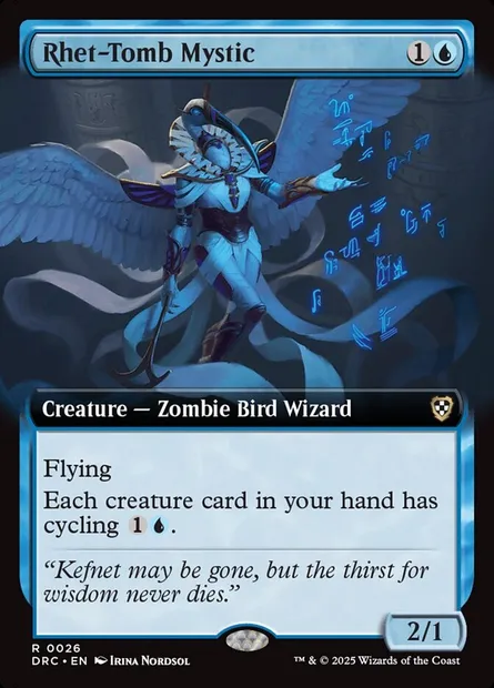 Rhet-Tomb Mystic, Magic card DRC 26 — Aetherdrift Commander set