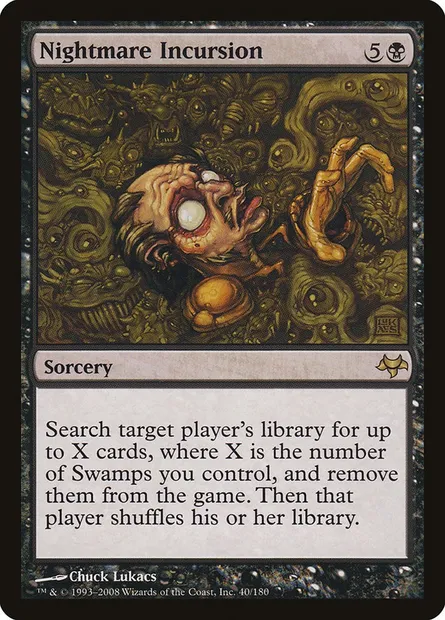 Nightmare Incursion, Magic card EVE 40 — Eventide set