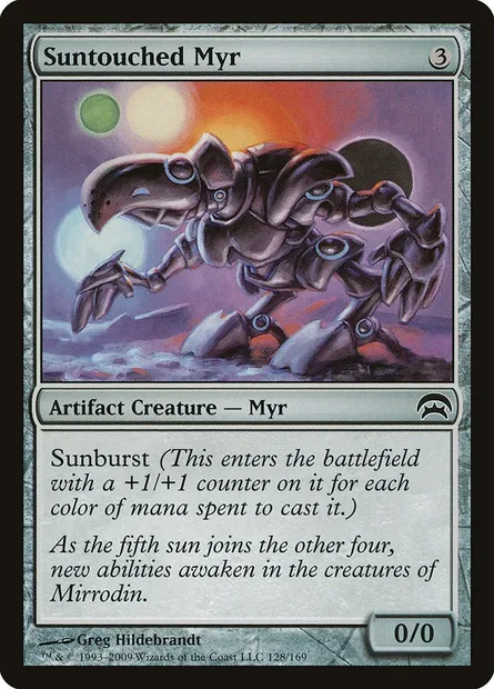 Myr irradié, carte Magic HOP 128 — extension Planechase