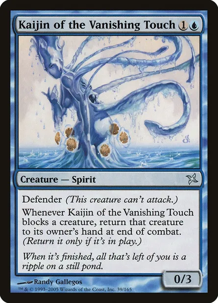Kaijin of the Vanishing Touch, Magic card BOK 39 — Betrayers of Kamigawa set