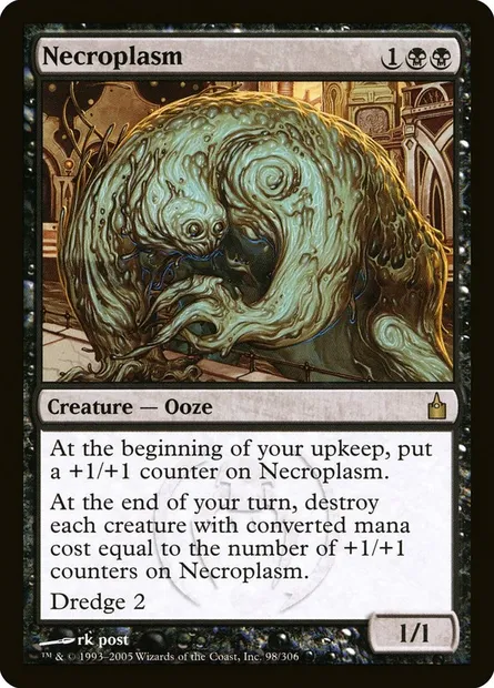 Necroplasm, Magic card RAV 98 — Ravnica: City of Guilds set