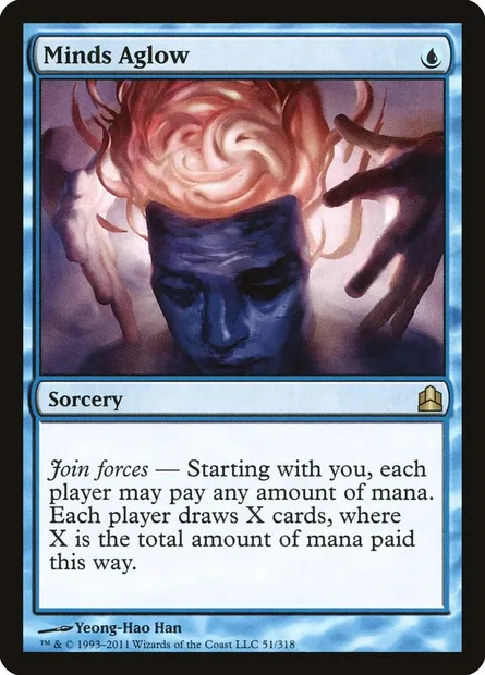 Minds Aglow, Magic card CMD 51 — Commander 2011 set