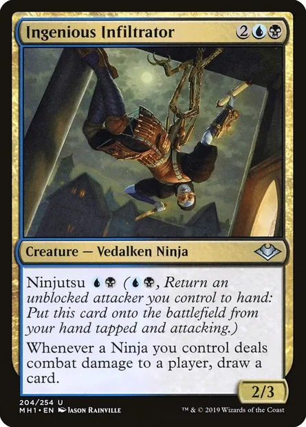 Ingenious Infiltrator, Magic card MH1 204 — Modern Horizons set