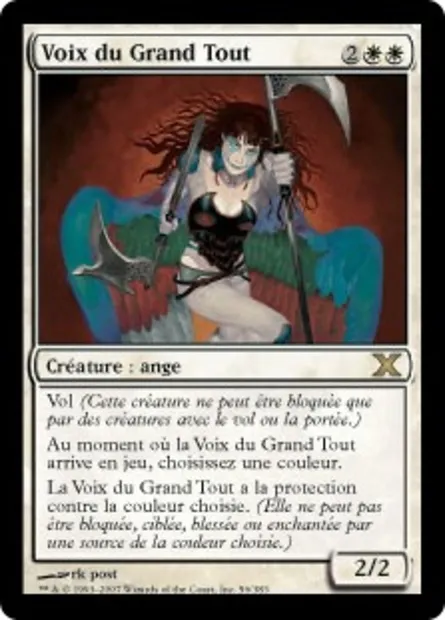 Voix du Grand Tout, carte Magic 10E 56 — extension Dixième édition