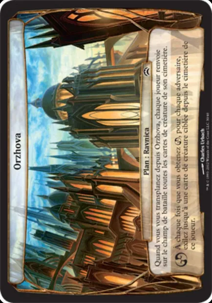 Orzhova, carte Magic OPC2 30 — extension Planechase 2012 Planes