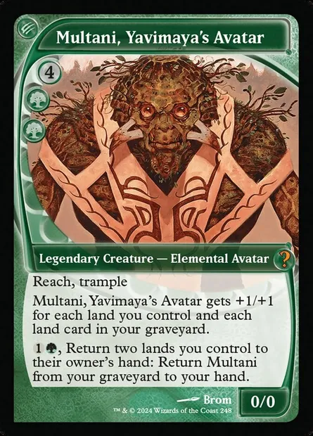 Multani, Yavimaya's Avatar, Magic card MB2 248 — Mystery Booster 2 set