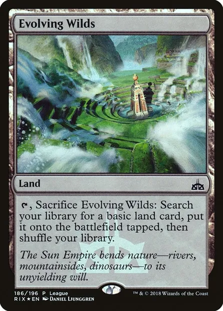 Evolving Wilds, Magic card PRIX 186 — Rivals of Ixalan Promos set
