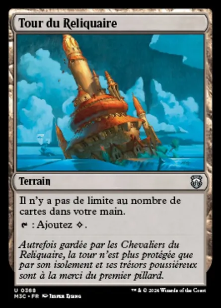 Tour du Reliquaire, carte Magic M3C 368 — extension Modern Horizons 3 Commander