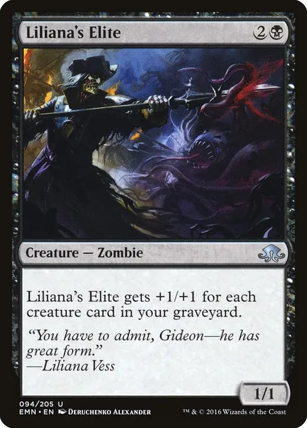 Liliana's Elite, Magic card EMN 94 — Eldritch Moon set