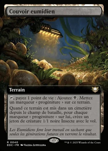 Couvoir eumidien, carte Magic EOC 40 — extension Edge of Eternities Commander