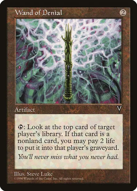 Wand of Denial, Magic card VIS 159 — Visions set