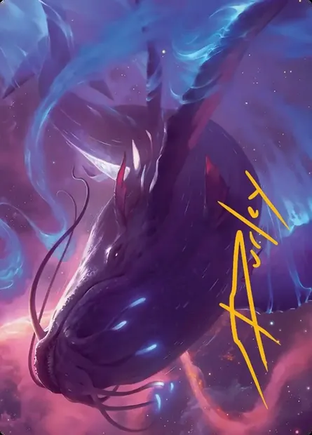 Starbreach Whale // Starbreach Whale, Magic card AEOE 9 — Edge of Eternities Art Series set