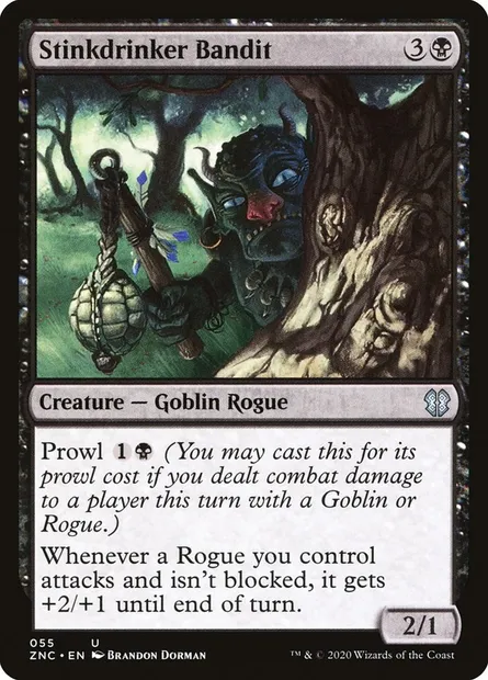 Stinkdrinker Bandit, Magic card ZNC 55 — Zendikar Rising Commander set