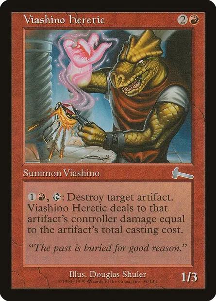 Viashino Heretic, Magic card ULG 95 — Urza's Legacy set