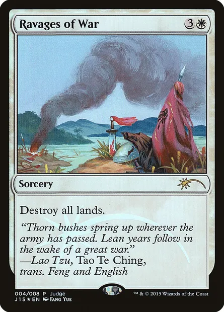 Ravages of War, Magic card J15 4 — Judge Gift Cards 2015 set
