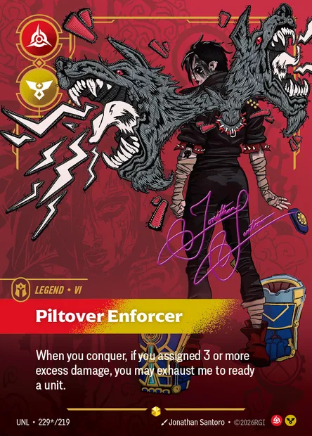 Piltover Enforcer, carte Riftbound UNL 229* — extension Unleashed