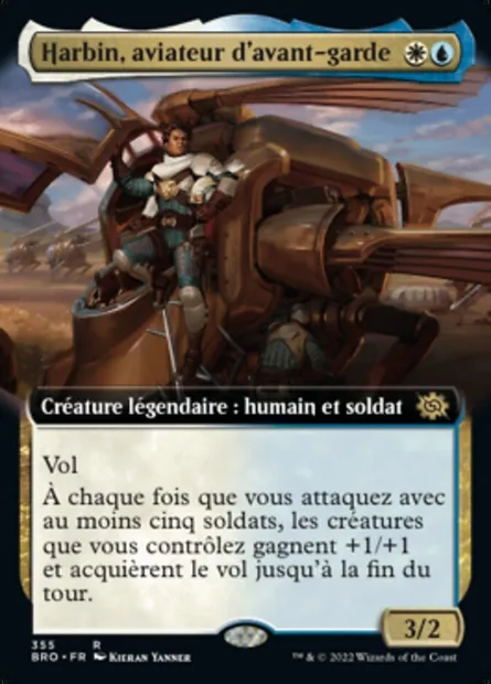 Harbin, aviateur d'avant-garde, carte Magic BRO 355 — extension La Guerre Fratricide