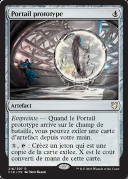 Portail prototype, carte Magic C18 216 — extension Commander 2018
