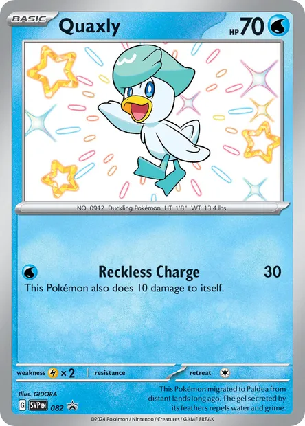 Quaxly, Pokémon card PR-SV 082 — SVP Black Star Promos set