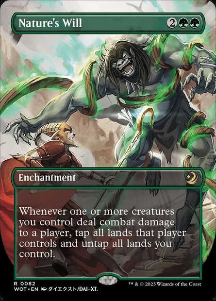 Nature's Will, Magic card WOT 82 — Wilds of Eldraine: Enchanting Tales set