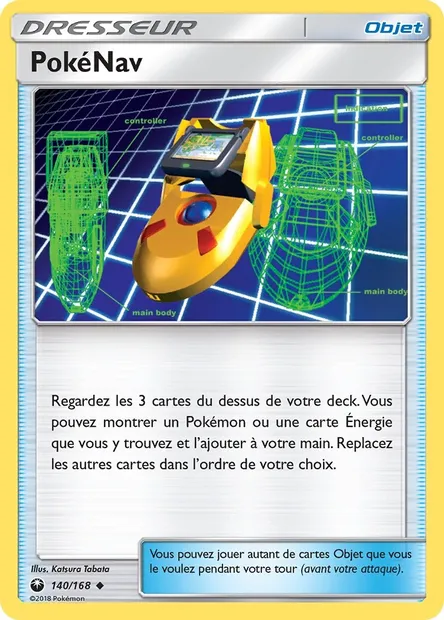 PokéNav, carte Pokémon CES 140 — extension Tempête Céleste
