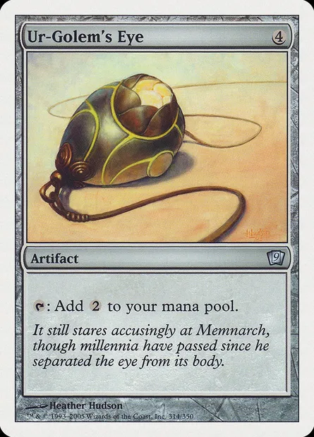 Ur-Golem's Eye, Magic card 9ED 314 — Ninth Edition set