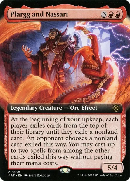 Plargg et Nassari, carte Magic MAT 160 — extension L'invasion des machines : le jour d'après