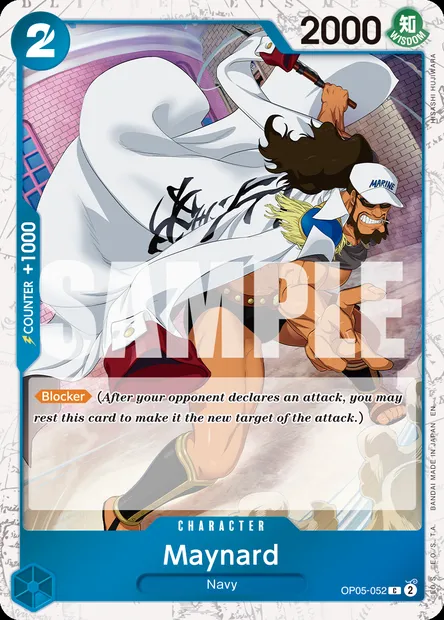 Maynard, One Piece card OP05-052 — AWAKENING OF THE NEW ERA set