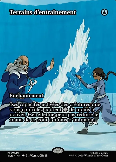 Terrains d'entraînement, carte Magic TLE 20 — extension Avatar: The Last Airbender Eternal