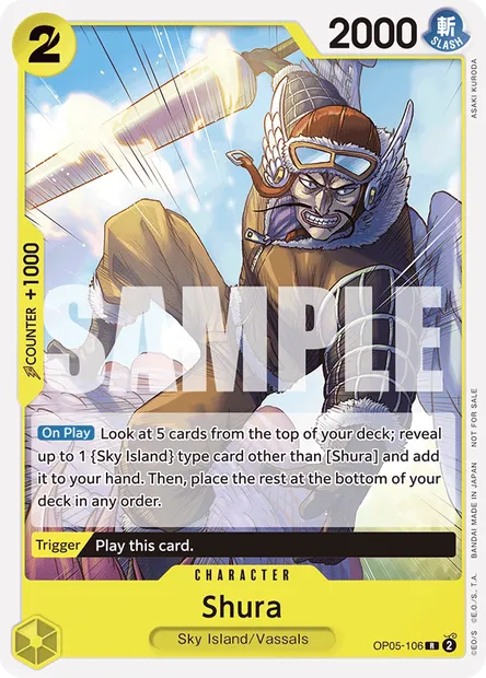 Shura, carte One Piece OP05-106 — extension AWAKENING OF THE NEW ERA