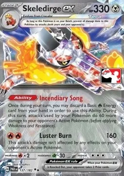 Flâmigator-ex, carte Pokémon PPS 137-3 — extension Play! Pokémon Prize Pack Series