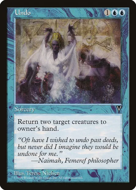 Annulation, carte Magic VIS 47 — extension Visions
